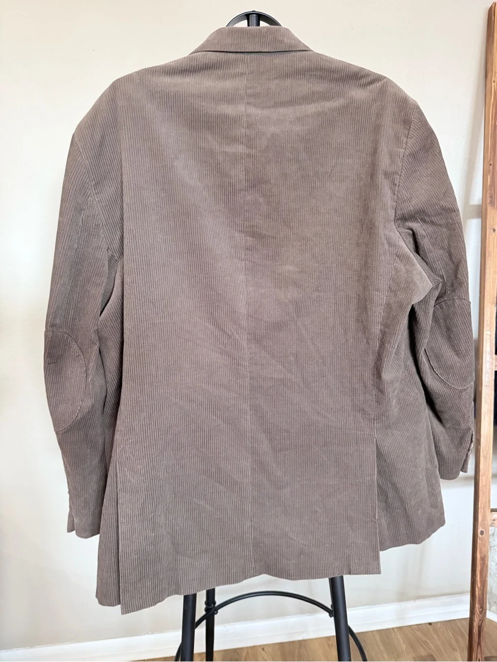 Tasso Elba Brown Corduroy Blazer - Classic Single-Breasted Jacket XL 50-52